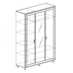 Шкаф 3-дверный с зеркалом №361 Афины в Соликамске - solikamsk.mebel24.online | фото 2