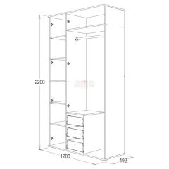 Шкаф 3-х дверный Ольга-14 в Соликамске - solikamsk.mebel24.online | фото 2