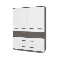 ВИОРА Шкаф 4-х дверный В43 в Соликамске - solikamsk.mebel24.online | фото