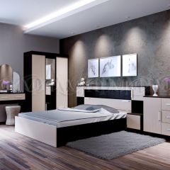 БАСЯ Шкаф (Дуб беленый/Венге) в Соликамске - solikamsk.mebel24.online | фото 3