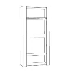 Шкаф для одежды 13.133 Амели в Соликамске - solikamsk.mebel24.online | фото 2