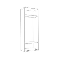 Шкаф для одежды 13.329 Валенсия в Соликамске - solikamsk.mebel24.online | фото 2