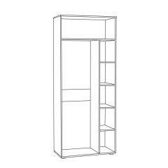 Шкаф для одежды 1751 Бьянка в Соликамске - solikamsk.mebel24.online | фото 2