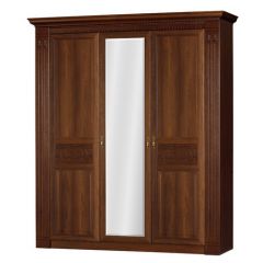 Шкаф 3-х дверный №180 "Лючия" Дуб оксфорд в Соликамске - solikamsk.mebel24.online | фото