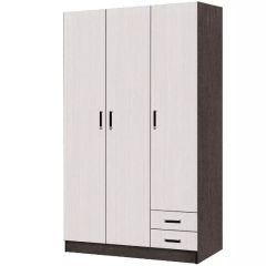 Шкаф распашной Эконом (Венге/Дуб Белфорд) в Соликамске - solikamsk.mebel24.online | фото