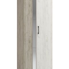 Шкаф Эмма (Дуб Крафт серый/белый) в Соликамске - solikamsk.mebel24.online | фото