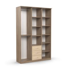 Шкаф комбинированный Дуэт Люкс без зеркала в Соликамске - solikamsk.mebel24.online | фото 2