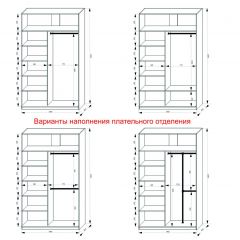 Шкаф-купе 1400 серии SOFT D1+D3+B2+PL1 (2 ящика+1штанга) профиль «Графит» в Соликамске - solikamsk.mebel24.online | фото 7