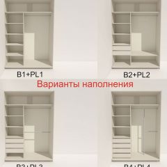 Шкаф-купе 1400 серии SOFT D6+D4+B2+PL2 (2 ящика+1штанга+1 полка) профиль «Капучино» в Соликамске - solikamsk.mebel24.online | фото 7