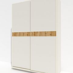Шкаф-купе 1400 серии SOFT D6+D6+B2+PL3 (2 ящика+2штанги) профиль «Капучино» в Соликамске - solikamsk.mebel24.online | фото 2