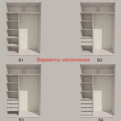 Шкаф-купе 1500 серии SILVER S4+S3Z+B2+PL1 (2 ящика+1 штанга) профиль «Серебро» в Соликамске - solikamsk.mebel24.online | фото 5