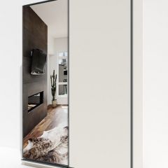 Шкаф-купе 1600 серии SOFT D1+D3+B2+PL1 (2 ящика+1штанга) профиль «Графит» в Соликамске - solikamsk.mebel24.online | фото 2