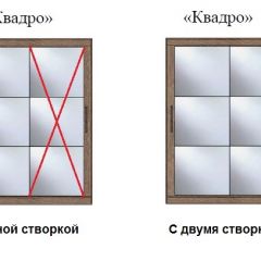Шкаф-купе №19 Серия 3 Квадро (1700) Ясень Анкор светлый в Соликамске - solikamsk.mebel24.online | фото 3