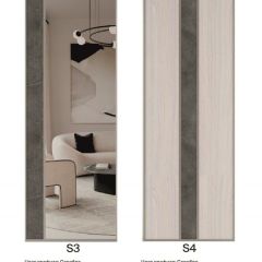Шкаф-купе 1950 серии SILVER S3+S1+S4 B22+PL3 (по 2 ящика лев/прав+2 штанги) профиль «Серебро» в Соликамске - solikamsk.mebel24.online | фото 12