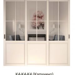 Шкаф-купе 2150 серии NEW CLASSIC K6Z+K1+K6+B22+PL2(по 2 ящика лев/прав+1 штанга+1 полка) профиль «Капучино» в Соликамске - solikamsk.mebel24.online | фото 16