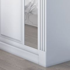 Шкаф-купе 2150 серии NEW CLASSIC K6Z+K1+K6+B22+PL2(по 2 ящика лев/прав+1 штанга+1 полка) профиль «Капучино» в Соликамске - solikamsk.mebel24.online | фото 5