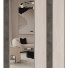 Шкаф-купе 2250 серии SILVER S5+S1+S5 B22+PL2 (по 2 ящика лев/прав+1 штанга+1 полка) профиль «Серебро» в Соликамске - solikamsk.mebel24.online | фото 10