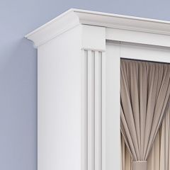 Шкаф-купе 2450 серии NEW CLASSIC K1+K1+K1+B22+PL4 (по 2 ящика лев/прав+F обр.штанга) профиль «Капучино» в Соликамске - solikamsk.mebel24.online | фото 4