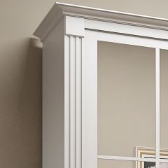 Шкаф-купе 2450 серии NEW CLASSIC K4+K4+K4+B22+PL4 (по 2 ящика лев/прав+F обр.штанга) профиль «Капучино» в Соликамске - solikamsk.mebel24.online | фото 4
