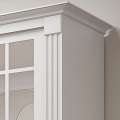 Шкаф-купе 2450 серии NEW CLASSIC K5+K5+K5+B22+PL3 (по 2 ящика лев/прав+1 штанга+1полка) профиль «Капучино» в Соликамске - solikamsk.mebel24.online | фото 4