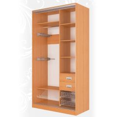 Шкаф-купе Жаклин 1200 вариант 2 (Зеркало/Зеркало) в Соликамске - solikamsk.mebel24.online | фото 3