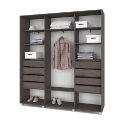 МАРТИН Шкаф-купе Анкор темный (2000*450)  М401 в Соликамске - solikamsk.mebel24.online | фото 4