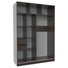 Шкаф-купе ПШ-2.9 1500 Фасад СТРЕЛКА (ВЕНГЕ стрелка беж) в Соликамске - solikamsk.mebel24.online | фото 2