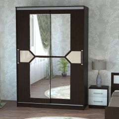 Шкаф-купе ПШ-2.9 1800 Фасад СТРЕЛКА (ВЕНГЕ стрелка беж) в Соликамске - solikamsk.mebel24.online | фото