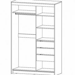 РИВЬЕРА Шкаф-купе 2х створчатый в Соликамске - solikamsk.mebel24.online | фото 2