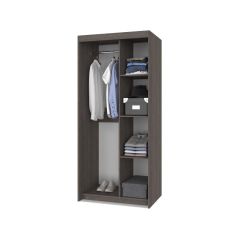 ТОМАС Шкаф-купе с зеркалом Анкор темный/светлый Т22 в Соликамске - solikamsk.mebel24.online | фото 2