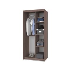 ТОМАС Шкаф-купе с зеркалом Шимо темный/светлый Т22 в Соликамске - solikamsk.mebel24.online | фото 2