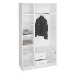 Шкаф Ронда ШК-3 с зеркалом (Белый) в Соликамске - solikamsk.mebel24.online | фото 2
