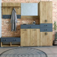 Шкаф с ящиками НКМ Бостон Секция 6 в Соликамске - solikamsk.mebel24.online | фото 2