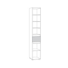 Шкаф с ящиком 13.202 Сидней в Соликамске - solikamsk.mebel24.online | фото 2