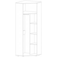 ИНФИНИТИ Прихожая Шкаф угловой (Ясень шимо комб.) в Соликамске - solikamsk.mebel24.online | фото 2