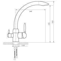 Смеситель MS-013 в Соликамске - solikamsk.mebel24.online | фото 2