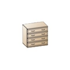 Спальня Карина композиция 5 (Ясень Асахи) в Соликамске - solikamsk.mebel24.online | фото 3