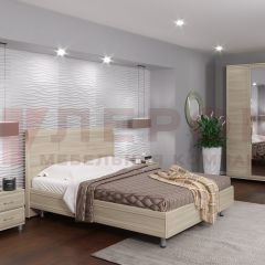 Спальня Мелисса композиция 4 (Ясень Асахи) в Соликамске - solikamsk.mebel24.online | фото 3