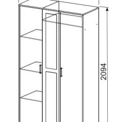 Спальный гарнитур МСП-1 (Ясень Анкор светлый) 1600 в Соликамске - solikamsk.mebel24.online | фото 9