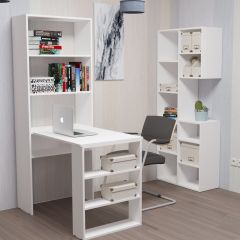 Стеллаж Элемент-1 (белый) в Соликамске - solikamsk.mebel24.online | фото 4