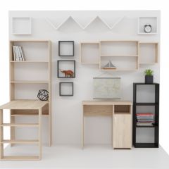 Стеллаж Элемент-1 (дуб сонома) в Соликамске - solikamsk.mebel24.online | фото 4