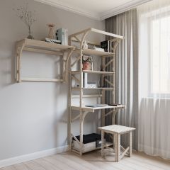 Стеллаж+стол Конструктор Арт.СRСт1-1 в Соликамске - solikamsk.mebel24.online | фото 6