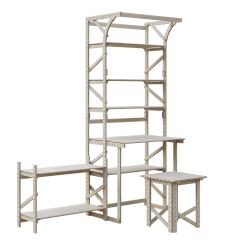 Стеллаж+стол со стойкой Конструктор Арт.СRСт2-1 в Соликамске - solikamsk.mebel24.online | фото 3