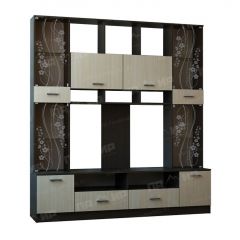 Стенка Сабина (модульная) венге/дуб белфорт в Соликамске - solikamsk.mebel24.online | фото 4