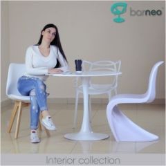 Стол Barneo T-3 Tulip style (RAL9003 белый, D100) в Соликамске - solikamsk.mebel24.online | фото 5