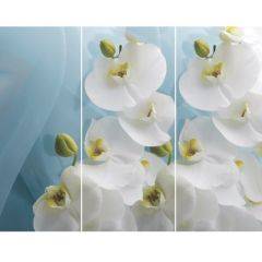 Стол Бостон-3 (Белая Орхидея) 1100/1420*700, опора Брифинг в Соликамске - solikamsk.mebel24.online | фото 2