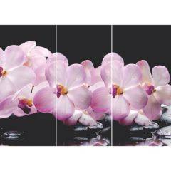 Стол Бостон-3 (Розовая Орхидея) 1100/1420*700, опора Брифинг в Соликамске - solikamsk.mebel24.online | фото 2
