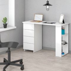 Стол письменный №3 (Белый Текстурный) в Соликамске - solikamsk.mebel24.online | фото
