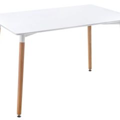 Стол деревянный Table 110 white / wood в Соликамске - solikamsk.mebel24.online | фото