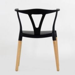 Стул Barneo N-218 Wishbone интерьерный кухонный черный в Соликамске - solikamsk.mebel24.online | фото 2